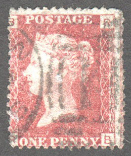 Great Britain Scott 33 Used Plate 201 - RB - Click Image to Close